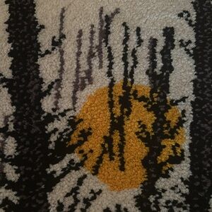 🌞sun 1970s vintage latch hook